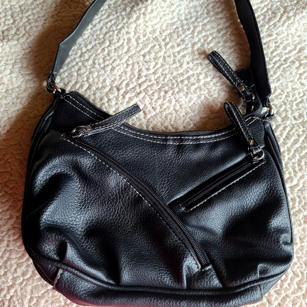 Little Black Purse with Organizer Pocket